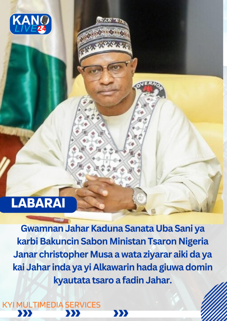 Gwamnan Jahar Kaduna Sanata Uba Sani Ya Karbi Bakuncin Sabon Ministan ...