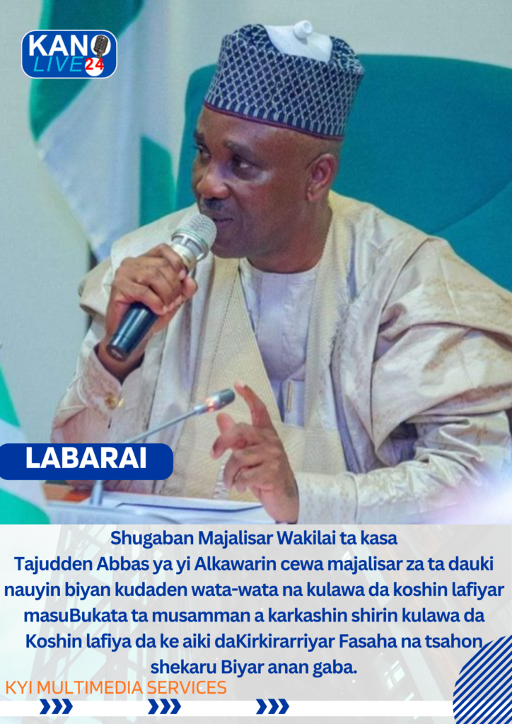 Shugaban Majalisar Wakilai Ta Kasa Tajudden Abbas Ya Yi Alkawarin Cewa ...
